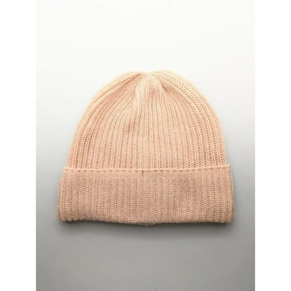 Style & Co Women's Blush Pink and Gold Thread Sparkles Beanie (MSRP $25) - Picture 1 of 3
